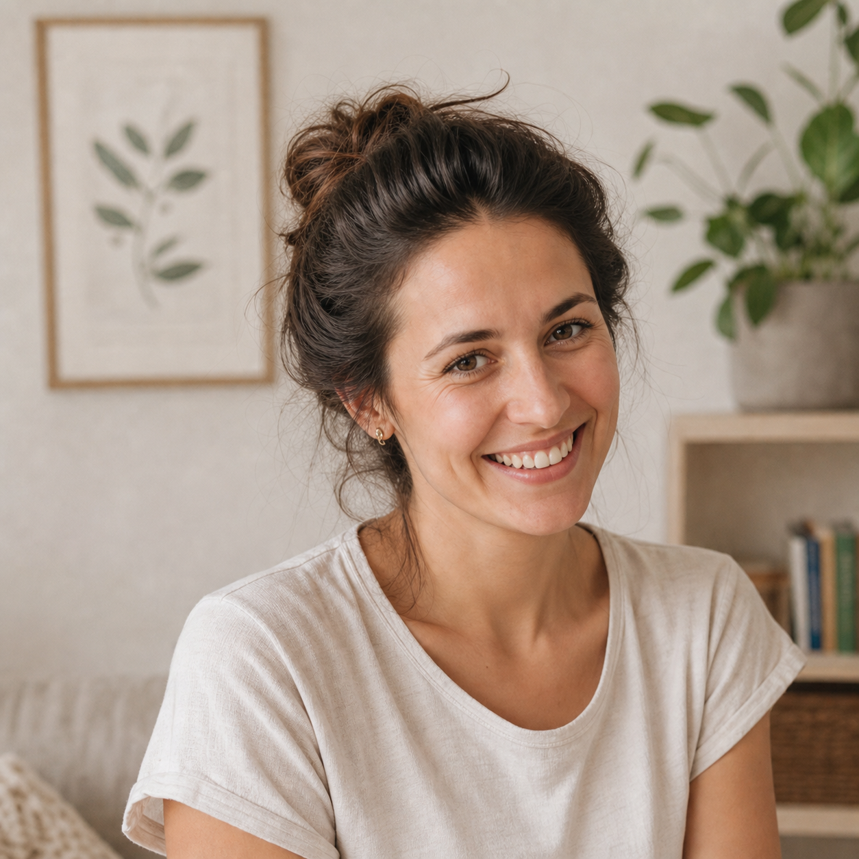 Marina, author of Marina Drawing, smiling portrait