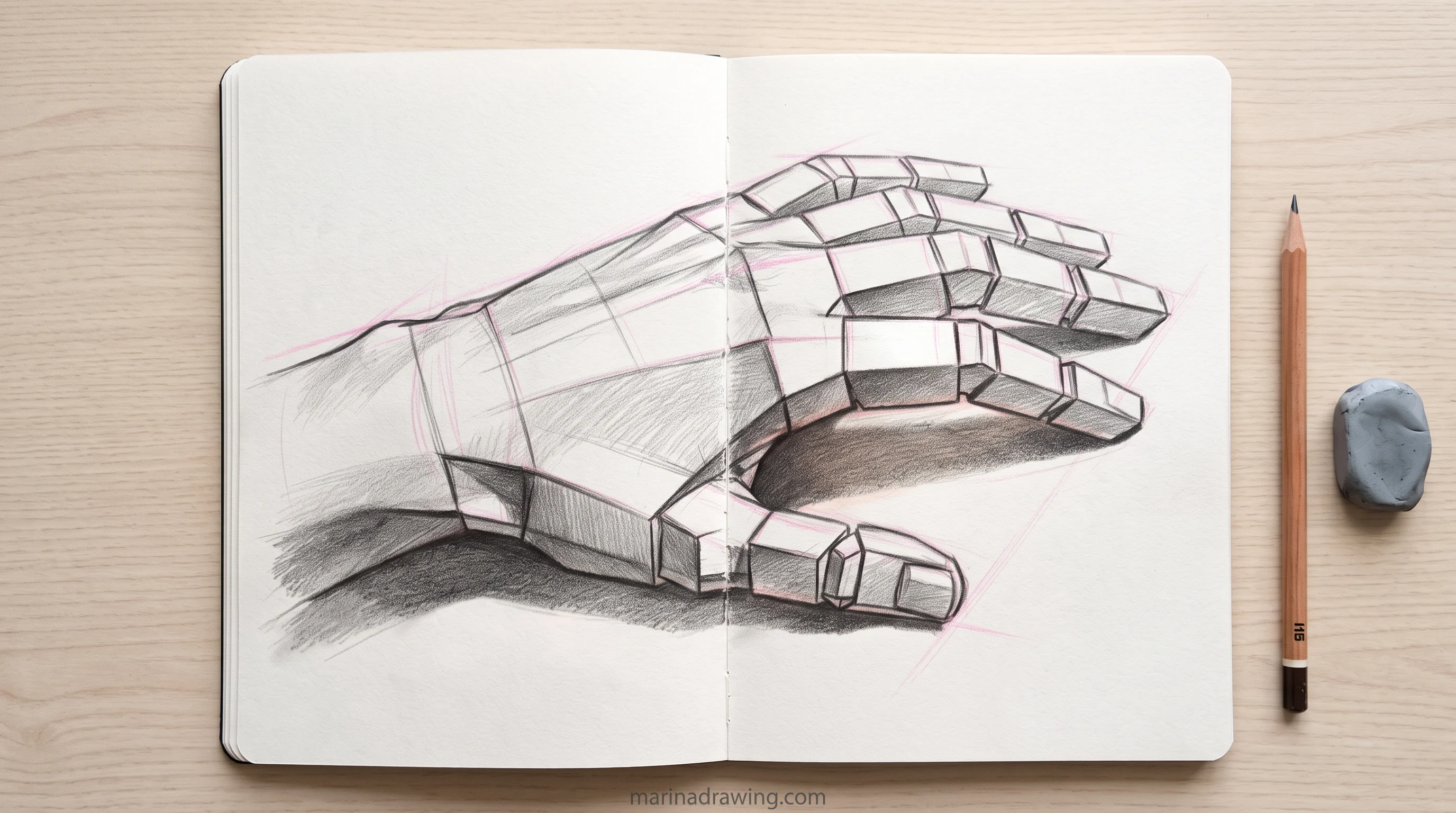 cover step by step drawing