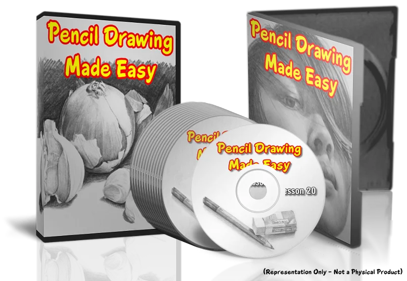 Pencil Drawing Made Easy video course, boxed lesson set