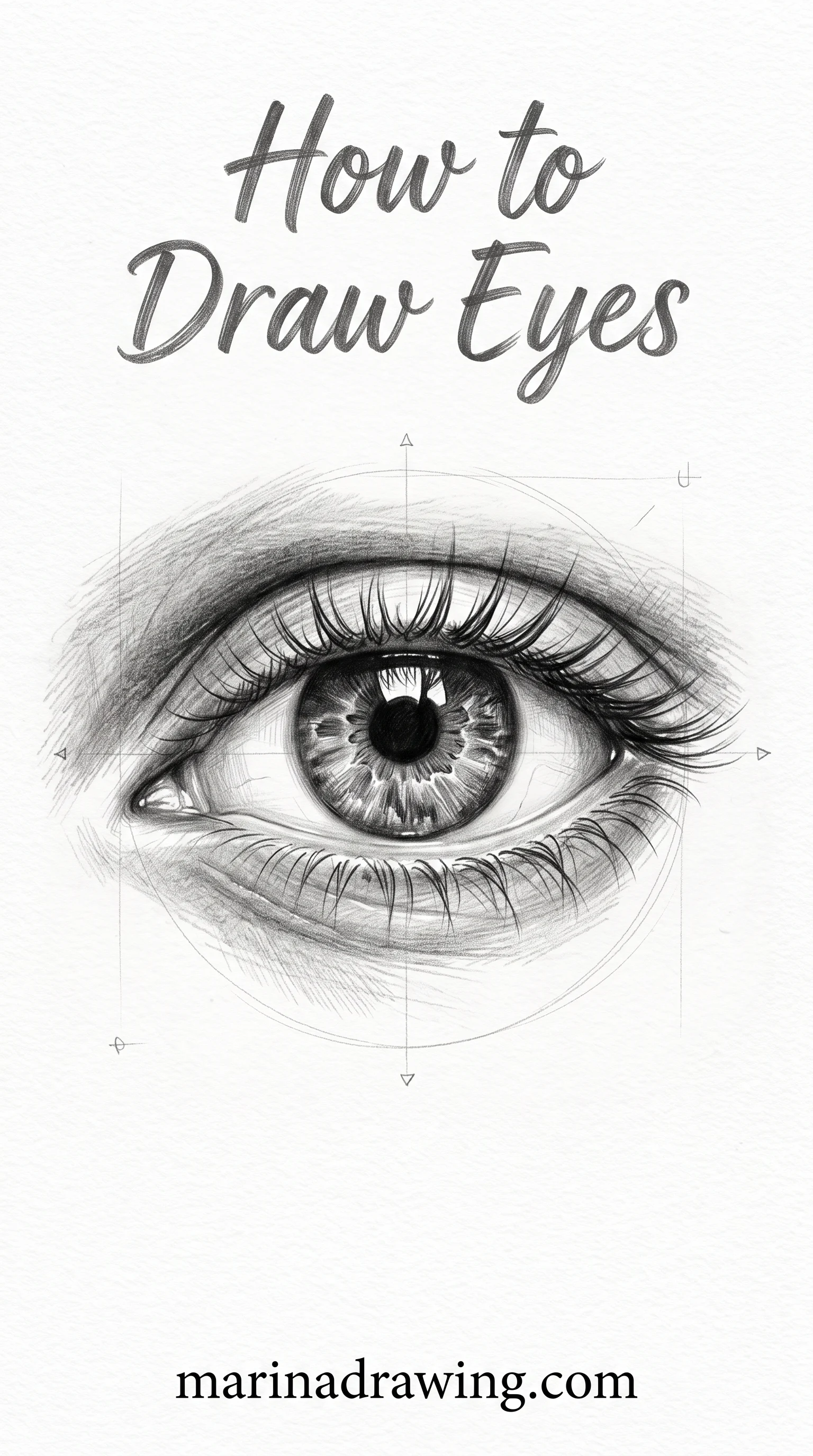 Step by step eye illustration drawing tutorial