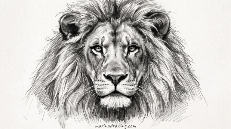 Cute Lion Drawing: 12 Ideas and the 4 Mistakes to Fix