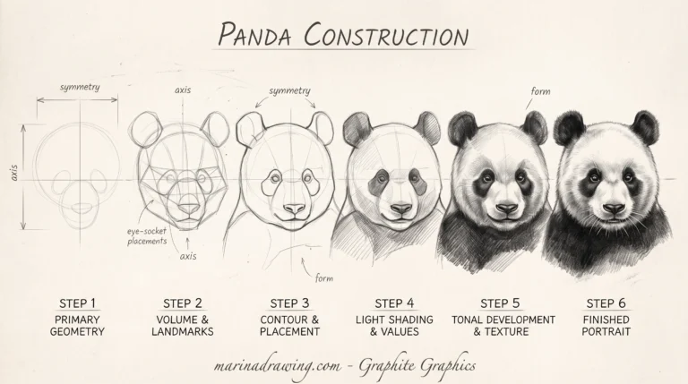 Panda Drawing Easy: 11 Ideas and How to Fix Yours